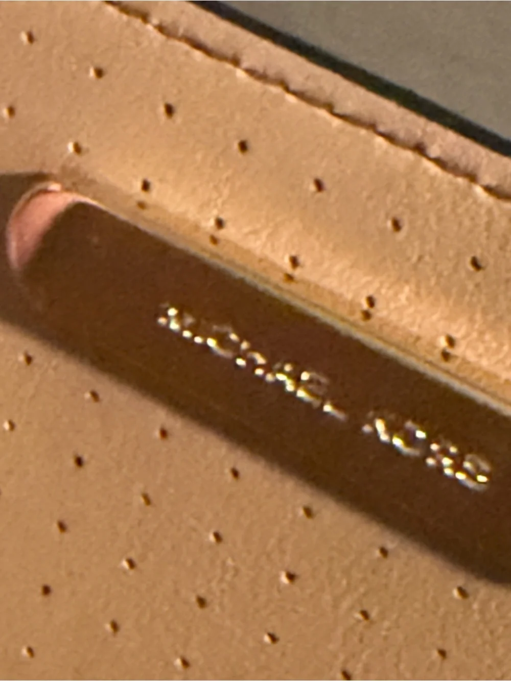 MICHAEL Michael Kors Black Perforated Leather Satchel with Gold Hardware